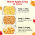 8.5 oz, 6-Pack Concord Foods Apple Crisp Mix, Easy-to-Make Dessert with Delicious Ready to Go Ingredients, Sweet Tender