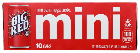 BIG RED 7.5 oz 30 Pack Soda Mini Can