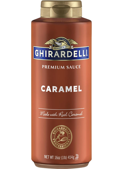 Ghirardelli Caramel Flavored Sauce, 16 oz Squeeze Bottle (Pack of 2)