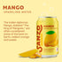 12oz, 6 Pack Sanzo Flavored Sparkling Water - Mango Seltzer - Low Calorie Low Sugar - Craft Asian Drinks - Vegan Gluten