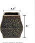 5 NW Wholesaler - Indoor Live Lucky Bamboo Stalk Potted Houseplant in Ceramic Brown Speckled Vase, Lucky Plant, Low