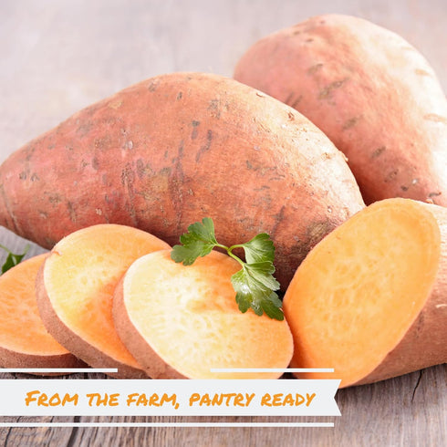 12 OZ Dried Sweet Potato Dices by Its Delish, Bag | Dehydrated Raw Ready-To-Cook Chopped Sweet Potatoes Flakes Great