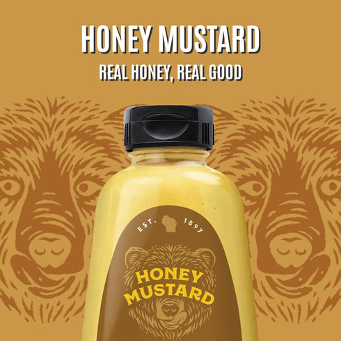 12 oz. 4 Pack Koops' Honey Mustard, Bottle