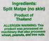 Swad 4 Urad Dal Matpe Beans, Split, Pound