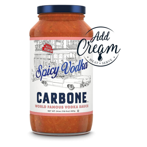 Carbone Spicy Vodka Pasta Sauce, 24 Fl Oz (Pack of 2), Vegetarian, Gluten Free