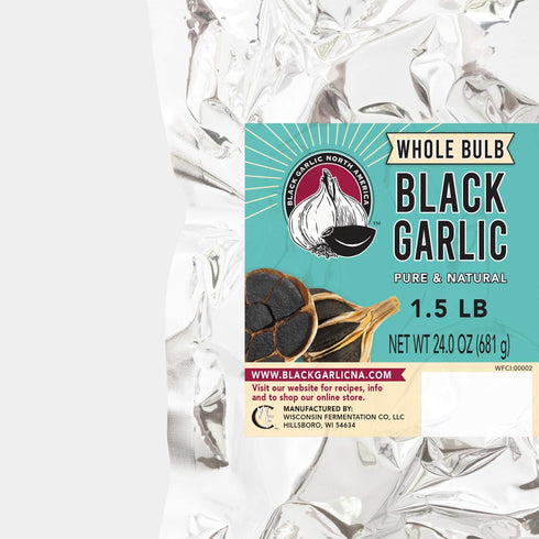Black Garlic North America 1.5 Whole Black Garlic - pounds