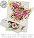 Breeze Decor Mix Bouquet Garden Flag Spring Floral Sunflower Tulip Rose Orchid Lilies Season Springtime Flower Wreath
