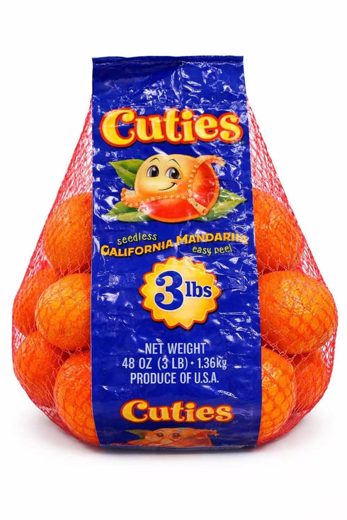 Generic Fresh Clementines Mandarin Oranges, 3 lb Bag Sweet, Seedless & Easy Peel
