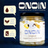 100% 9 oz (Pack 2) ONOIN Chopped Onions in Olive Oil - Seed Oil Free and Ready-to-Use Flavor Base & Topping | Original