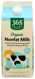 365 by Whole Foods Market , Organic Fat Free Milk, 64 oz