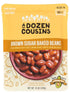 Dozen 10oz (6-Pack) A Cousins Brown Sugar Baked Beans Prepared Food Pouch, Ready to Eat Meal in Seasoned Avocado Oil