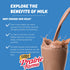 Prairie Farms Dairy 1% 8oz. (27 Pack) (8 Oz, Prairie Farms - Chocolate Lactose Free Milk, Shelf Stable Low Fat Milk