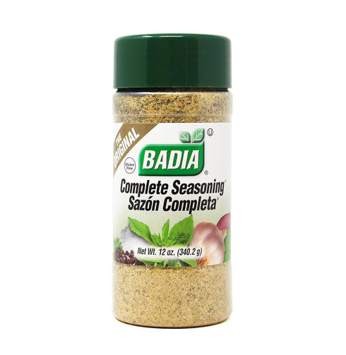 Badia Complete Seasoning 12 oz All-Purpose Spice Blend of Garlic, Onion, Salt,