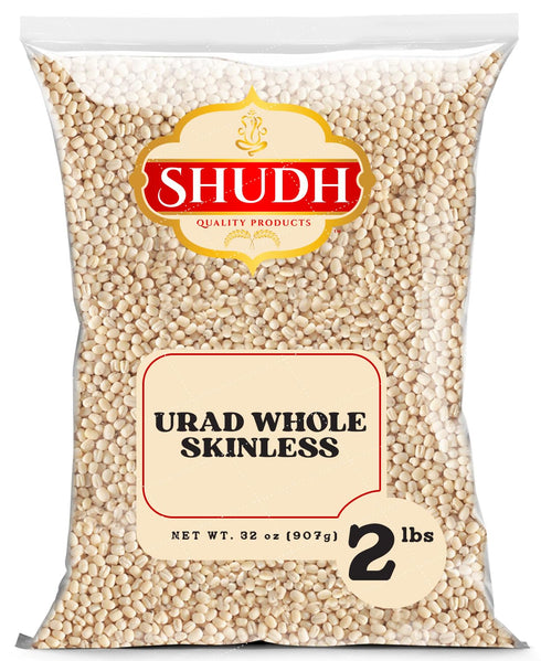 Shudh Urad Gota, Black Matpe Skinless 2lbs ~ All Natural | Vegan