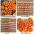 JUNNFEIA (6oz, Dried Blood Orange Slices All Natural Dehydrated Citrus No Additives No Sugar Added Garnish Dried Blood