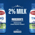 2 12 15g 14oz, 12 Pack Darigold Milk Percent, Reduced Fat Shelf Stable Milk with Essential Nutrients, Protein, rsBT