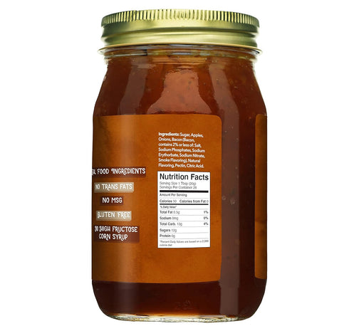 2x 20 Green Jay Gourmet Bacon Jam - Classic Spread for Burgers, Sandwiches, Toast, Charcuterie - Sweet & Savory