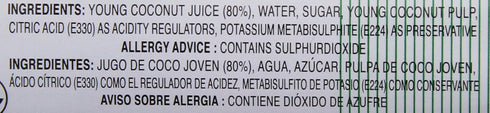 FOCO 11.8 Oz (Pack 24) Coconut Juice with Pulp, Fl