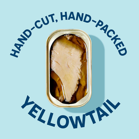 Wild Planet Wild Yellowtail Fillets in Organic Extra Virgin Olive Oil, Skinless & Boneless, 4.4 Ounce
