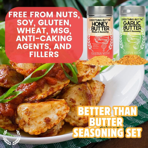 Set: 2 Pack Set GLP-1 Better Than Butter Seasoning | Gourmet Seasoning, Artisanal Spice Blends | All Natural, Non GMO |