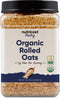 Nutricost Pantry Organic Rolled Oats (2 LB) - 5g Fiber Per Serving,
