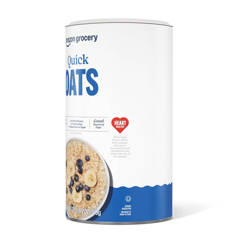 18 Oz (Pack 2) Amazon Grocery, Quick Cook Oats