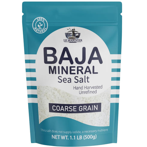 Le Marinier Baja Mineral Sea Salt Coarse Grain, 1.1lb - 18oz |