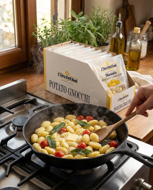 3 Pack, 1 lb (3 lbs 23 LOro Del Sud Mariella Potato Gnocchi Authentic Italian Pasta Dumplings (Pasta di Patate) Each