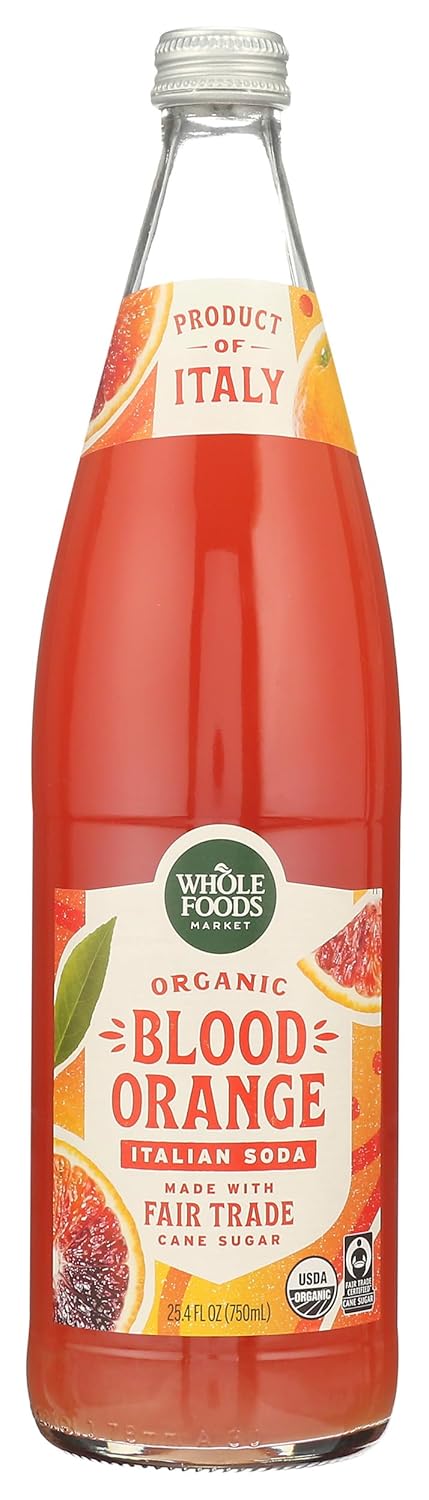 Whole Foods Market Organic Blood Orange Italian Soda, 25.4 Fl Oz |