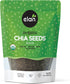 Elan Organic Chia Seeds, 8.8 oz, Natural Raw Black Chia Seeds, Plant-Based,