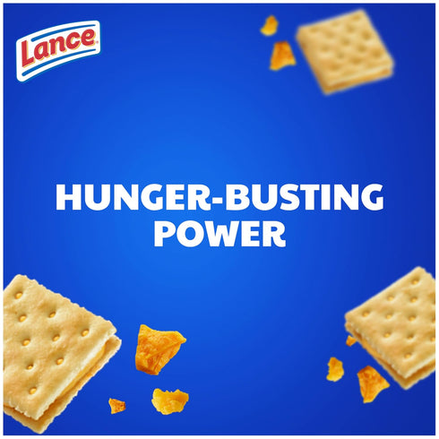 10 Packs, 6 Lance Sandwich Crackers, Captain's Wafer Grilled Cheese, Individual Sandwiches Each