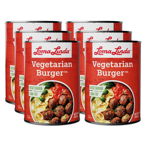 Loma Linda - Plant-Based Meats (Vegetarian Burger (15 oz.), 6 Pack)