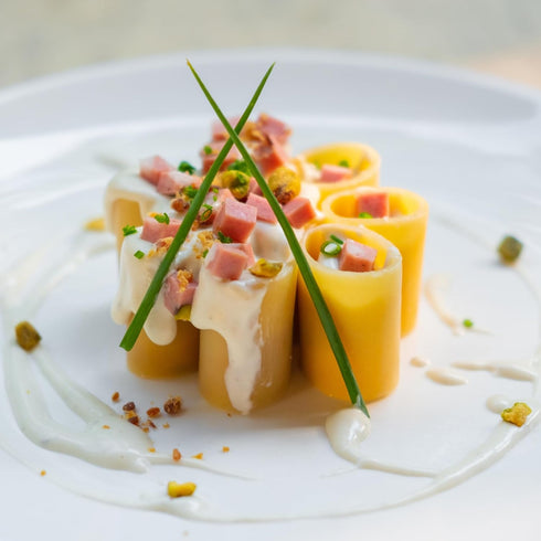 17.6 oz Sanniti Artisanal Gluten Free Pasta di Gragnano Imported From Italy, (Paccheri)