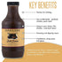 BBQ16 oz| (3 Divine Kuizine Jerk Sauce| Jamican BBQ Glaze| Seasoning| Hot Spice Marinade Chicken, Meats, Smoked Meats