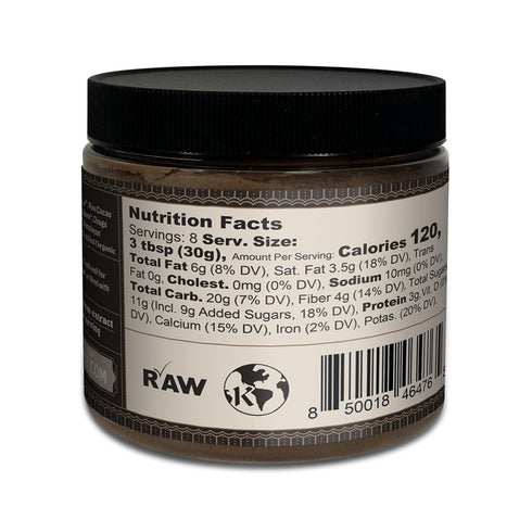 Pack 2 8.5 oz Rawmio Organic Classic Cacao Mushroom Hot Chocolate - Vegan, Kosher, Low-Fat and Gluten-Free | of |