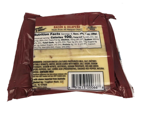 Generic 6 oz (Pack 2) Old Croc Bacon and Jalapeno Aged Australian Cheddar