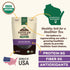 1 lb, Organic Dried Black Beans Unsalted, Low-Sodium, Non-GMO, Farmed From Regenerative Soil, Tested Clean Certified