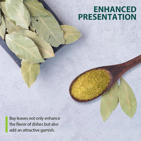 8 oz (227g), Packed Soeos Bay Leaves, Non-GMO Verified, Dried Bay Leaf, Freshly to Keep Fresh,Herbs for Cooking