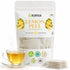 BLENTOLIA Dried Lemon Peel 30 Herbal Tea Bags Caffeine-Free, Zesty & Refreshing Citrus