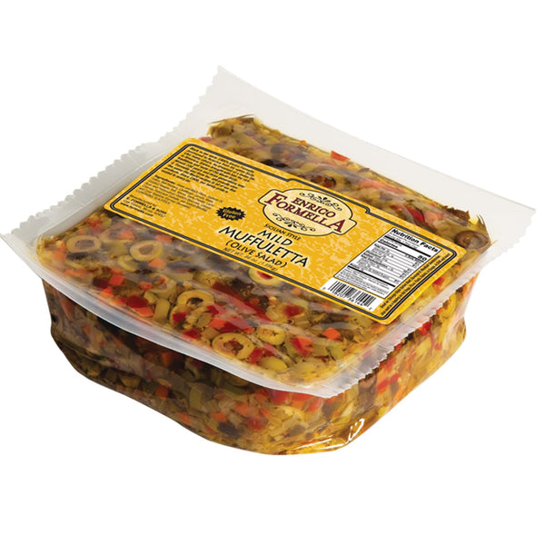 Enrico Formella Mild Muffuletta Salad - Gluten Free Italian Olive Mix -