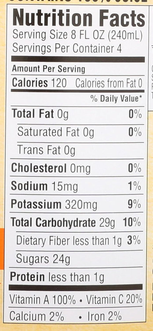 32 SANTA CRUZ ORGANIC Organic Orange Mango Juice, FZ