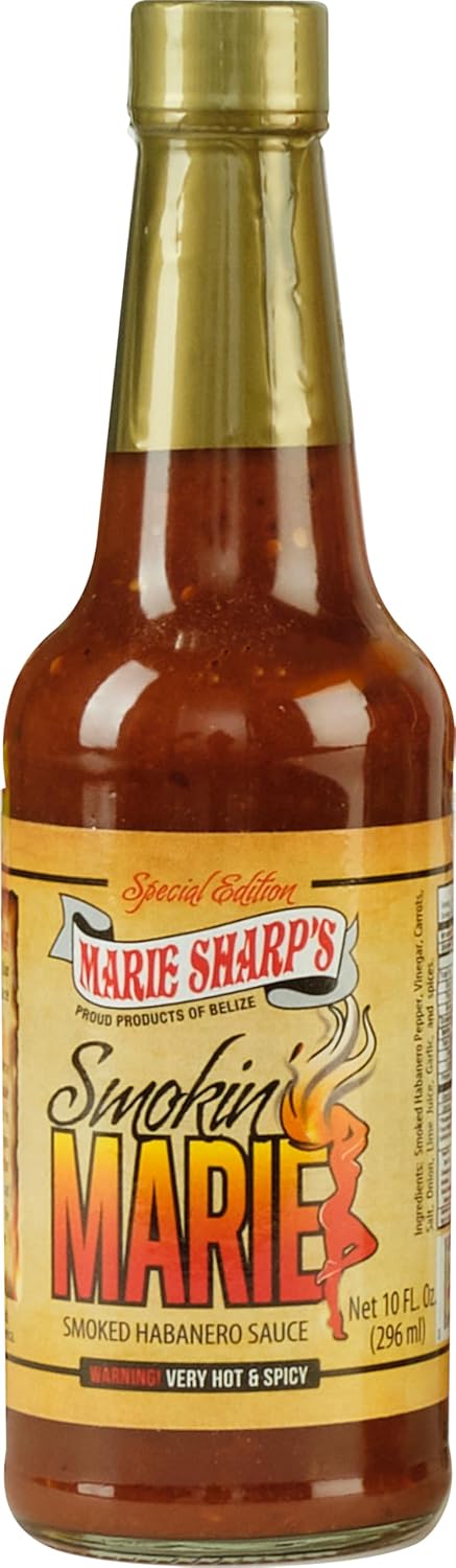 Marie Sharps Smokin Marie Smoked Habanero Sauce Special Edition, 10 oz |
