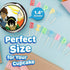 30 x Edible Cupcake Toppers, Cartoon Anime Collection, Uncut Edible Cake Decorations on Wafer Sheet