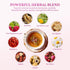 100% Free,15 Vital Tea Hormone Balance Tea for Women, Soothing Chamomile & Raspberry Leaf Tea for Menstrual Cycle, PMS