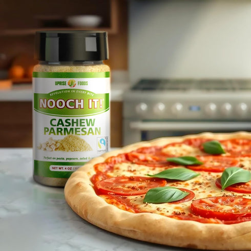 4oz NOOCH IT Cashew Parmesan Cheese | Dairy-Free, Organic, Fair Trade, Non-GMO, Gluten-Free | Plant-Based Cashew Cheese