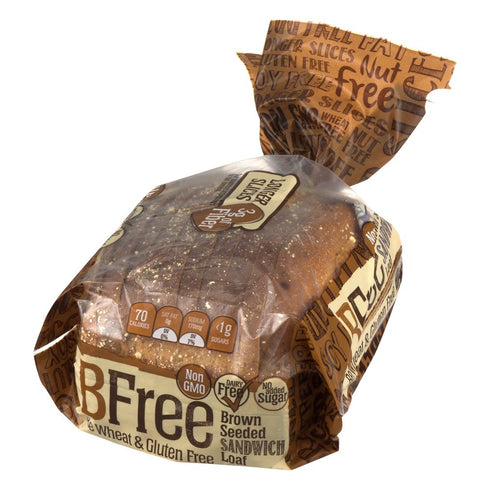 Brown,14.11 Oz (Pack 3) Bfree Gluten Free Sandwich Bread, Seeded