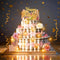 WPZQBW Butterfly Happy Birthday money Cake Topper Set,Pink Cake Filled With Cash Happy