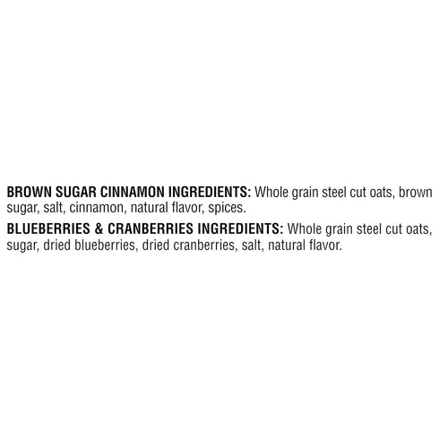 3-Minute 2 Pack, Packets, 32 Count Quaker Steel Cut Quick Oatmeal, Flavor Variety Individual