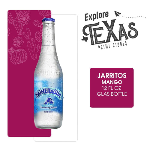 12-Pack 12 oz Jarritos of Mineragua Mineral Water Glass Bottle fl