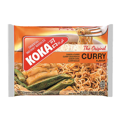 KOKA (85 Pack 9) Instant Noodles - Curry Flavour Gm X